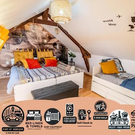 Cocon Le Panoramique 10min Port Parking Gratuit Honfleur